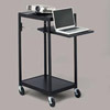 Powder Coated Recycled Steel Projector/Laptop Cart