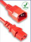 Red Power Cord-Universal- 2'/ 0.61M-Only $6.95