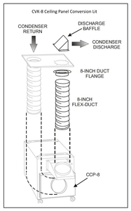 CK-8 8-inch Ceiling discharge kit