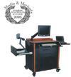 Media Manager Lectern w/Heavy-Duty Casters