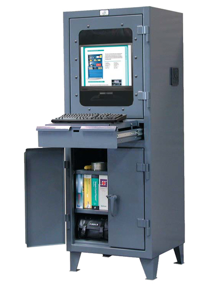 industrial computer cabinet with retractable keyboard-$1,749.00