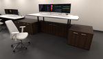 Sit-Stand Control Room Desk